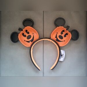 Pumpkin Mouse Ears Headband